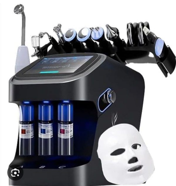 HYDRO FACIAL 10 U 1  s LED MASKOM